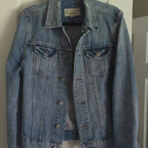 All Saints Light Blue Denim Jacket